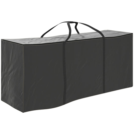 720 L Outdoor Garden Cushion Storage Bag, Heavy Duty 600D Oxford Fabric Waterproof Garden Furniture Cushion Storage Bag with 2-Way Zip