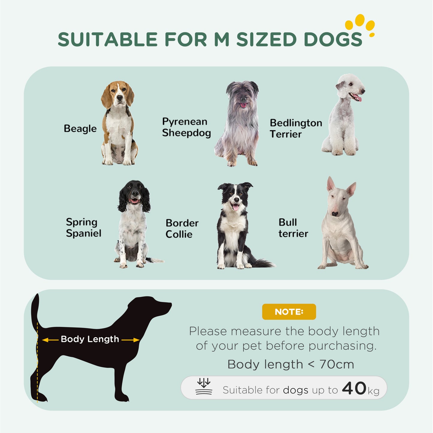 Foldable Dog Crate XL | 2 Doors | Soft Washable Cushion | Removable ABS Tray | Extra Large Dogs up to 40kg | 105 x 70 x 75cm | Black