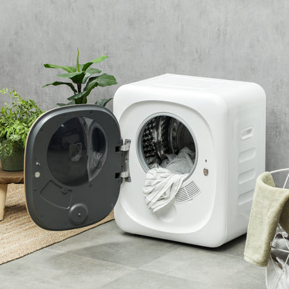 4kg Vented Tumble Dryer W/ Deodorise, Smart Mode, 800W Compact Tumble Dryer For Small Spaces, Front Loader For Flat, Home, RVs