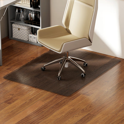 Chair Mat for Hard Floors, 90 x 120 cm Non-Slip Floor Mats for Wood/Tile Protection, Office & Home, Black