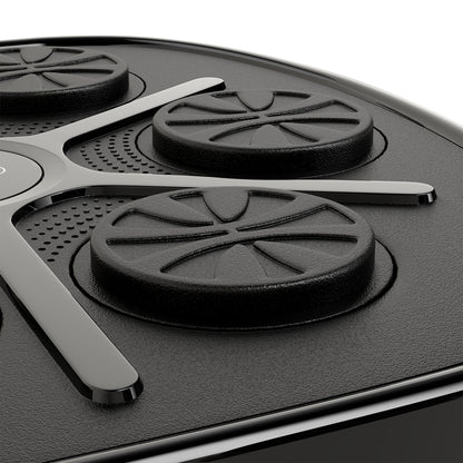 SPORTNOW Music Boxing Machine, Smart Bluetooth Boxing Machine Wall Mounted with 9 Speeds & Modes, LED Lights and Gloves, Punching Pad for Adults, Black