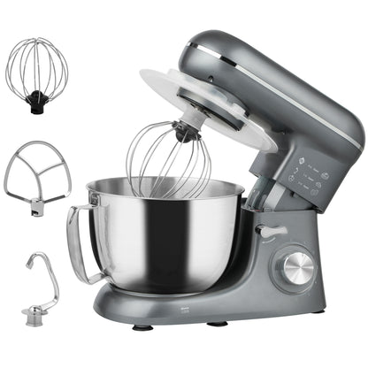 1300W Kitchen Stand Food Mixer Blender with Accessories - Blue / Silver / Beige