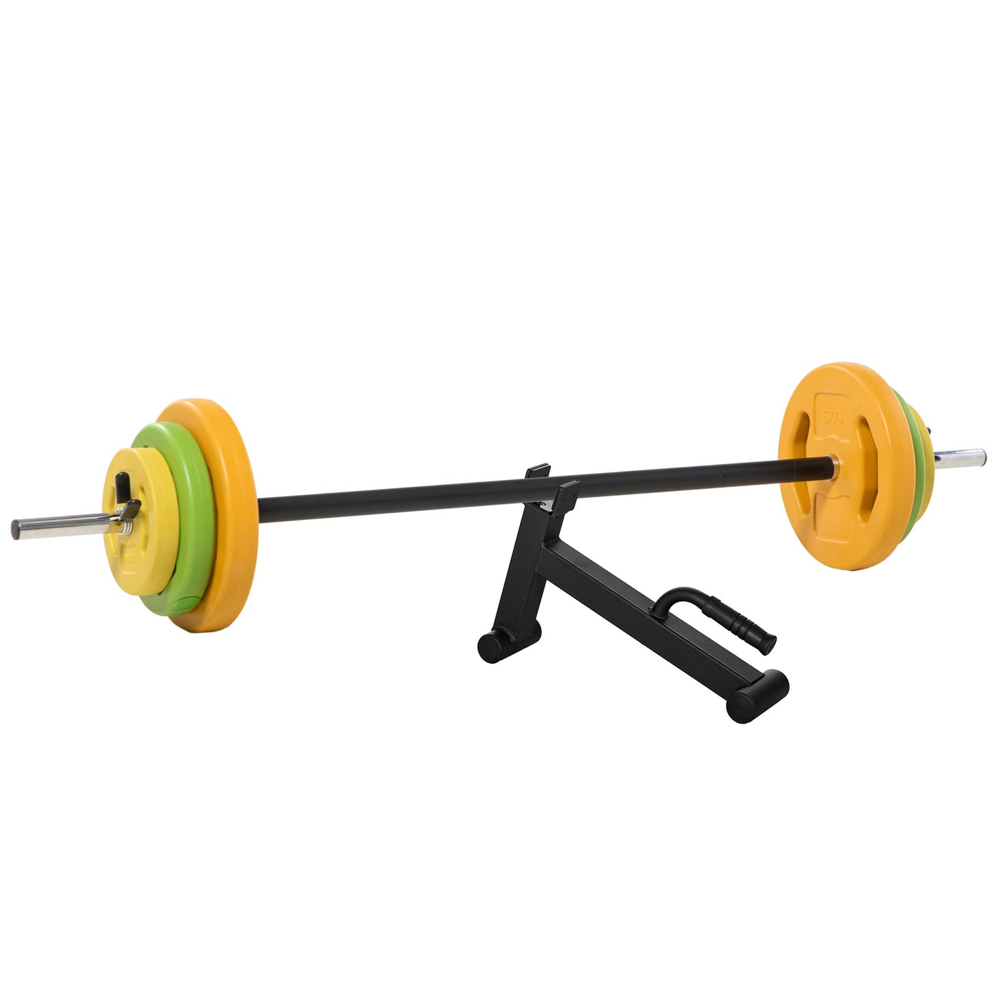 20kg Adjustable Barbell Weights Set with Barbell Jack, Adjustable Weights Set with Non-slip Handle and Fixing Clip, for Home Gym Strength Training