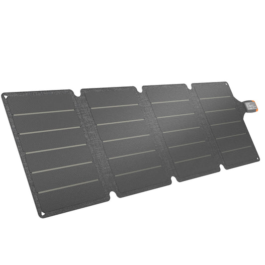 36W Foldable Solar Panel, Portable Solar Charger Type-C to USB-A Charging Port, Power Supply for Outdoor