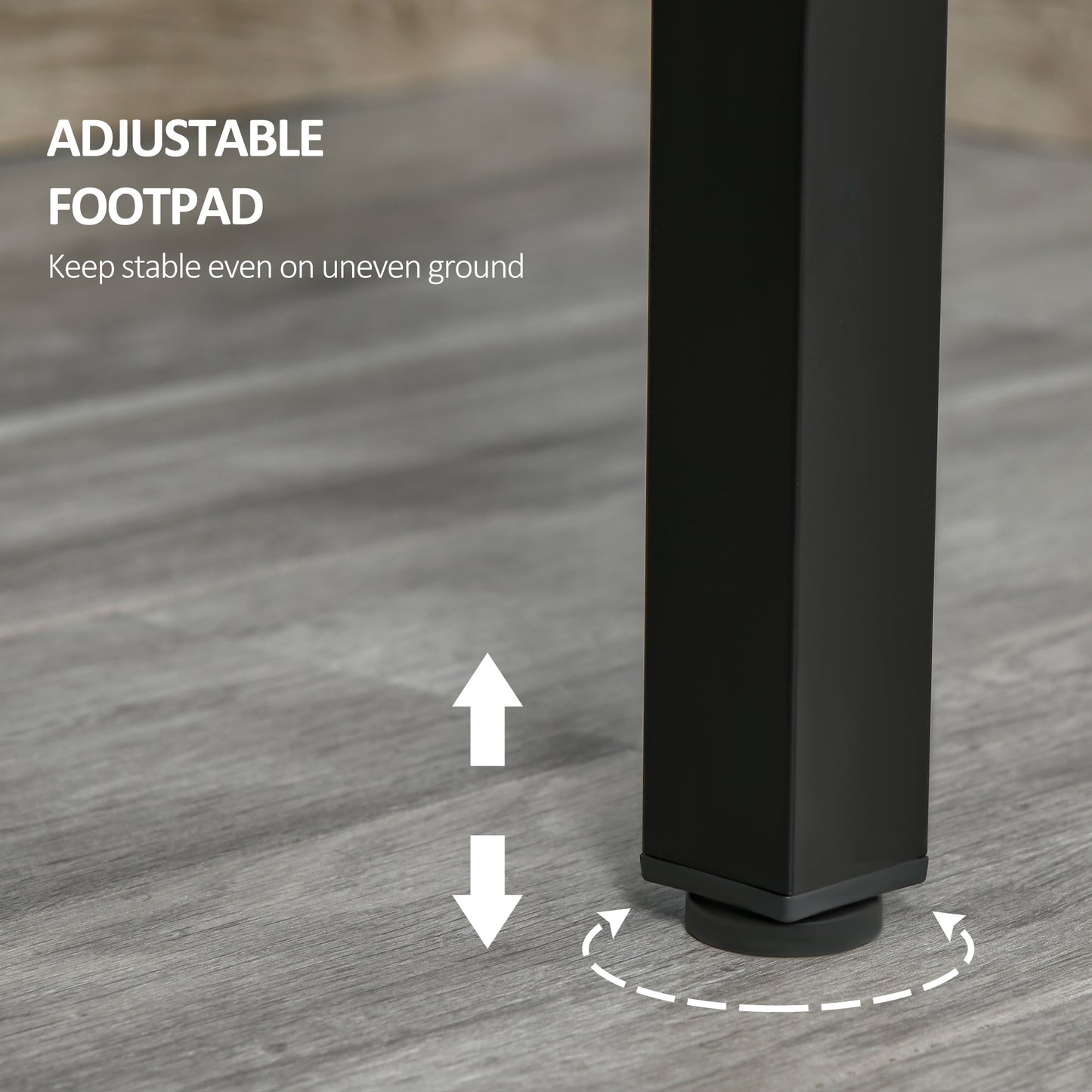 L-Shaped Gaming Desk, Computer Corner Desk, Home Office Workstation with Cable Management, 145 x 81 x 76cm, Black