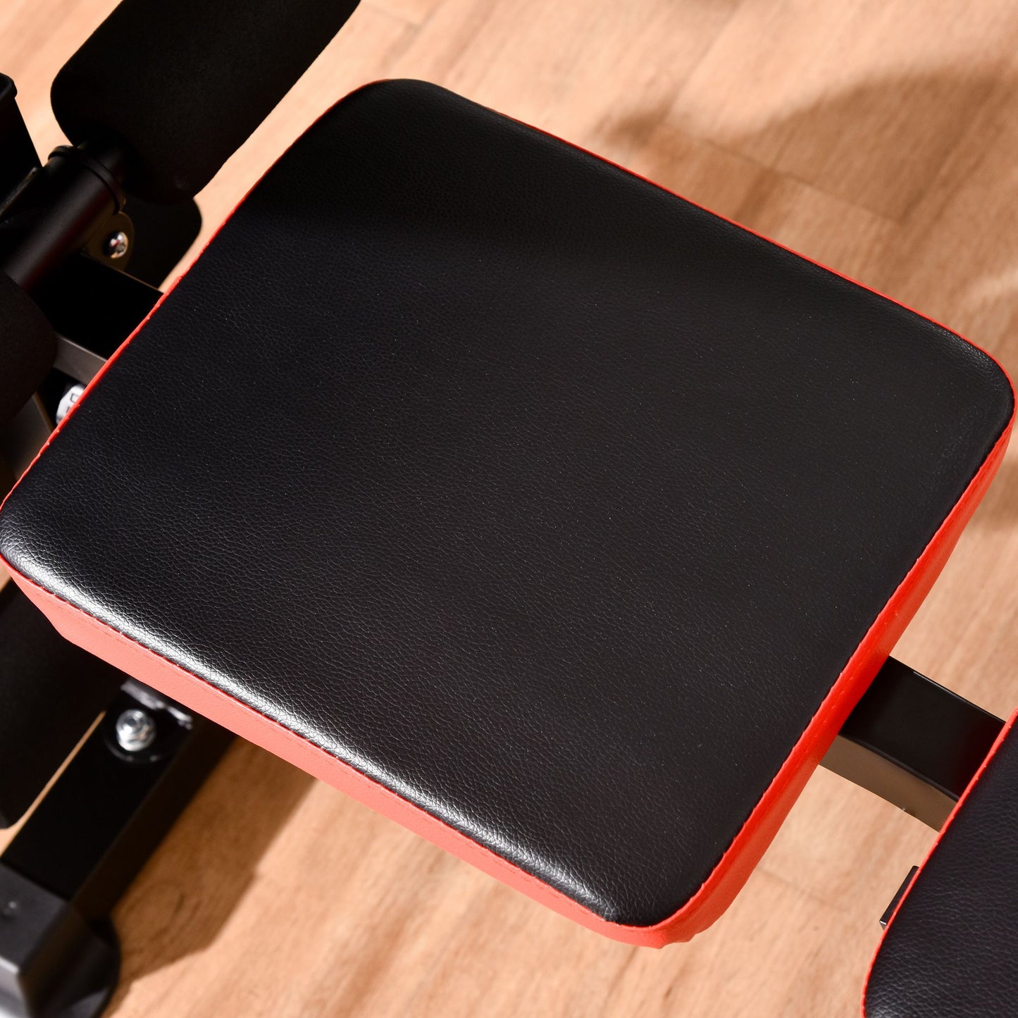 Weight Bench with Leg Developer Barbell Rack for Weight Lifting and Strength Training Multifunctional Workout Station