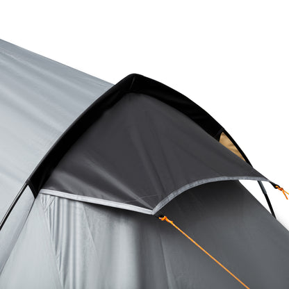 Outsunny Camping Dome Tent Double Layer Backpacking Tent Large for 1-2 Person with Weatherproof Vestibule Windows Lightweight for Fishing, Hiking