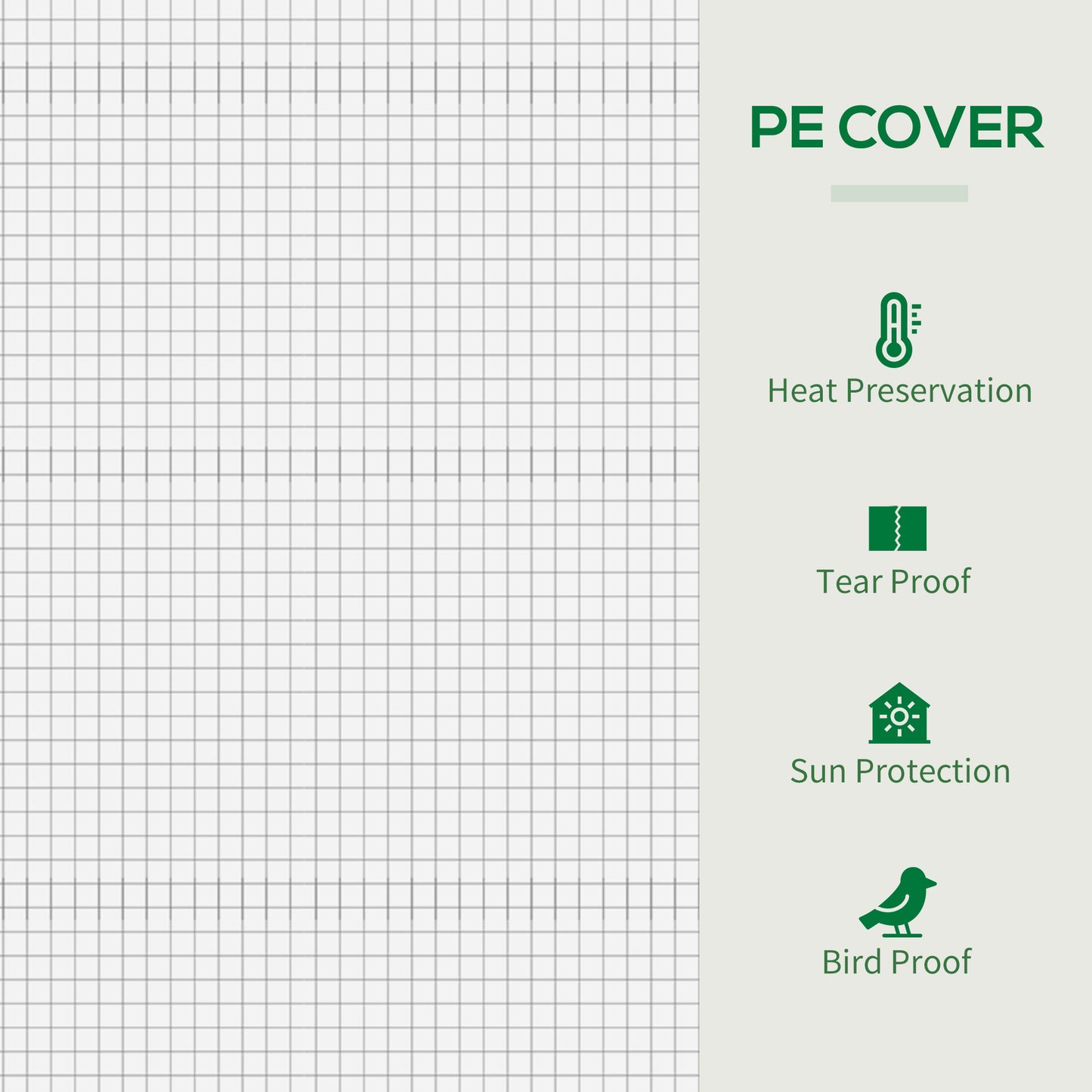 Outsunny 200x76x168cm Walk-in Garden Greenhouse Patio Lean to Hot House, Plants Flowers Herbs Tomato Grow w/ Steel Frame Door Window Balcony Patio