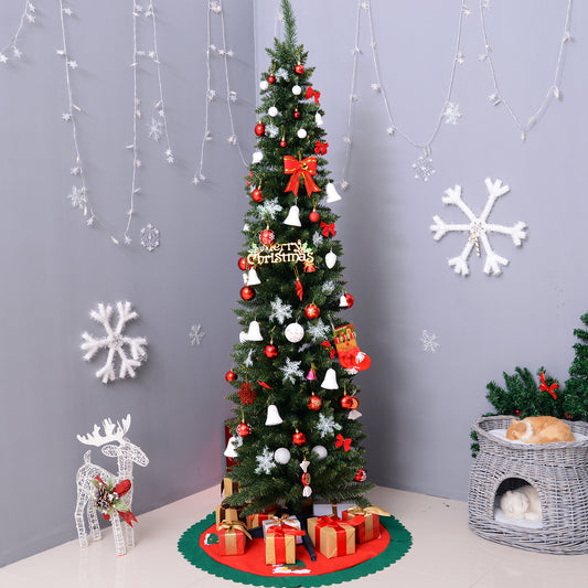 Artificial Christmas Tree Pine Tree W/Plastic Stand-Green 1.8M