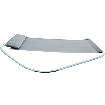 Outsunny Single Rocking Bed Hammock-Grey