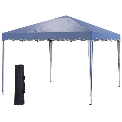 Outsunny 3 x 3m Pop Up Gazebo, Outdoor Camping Gazebo Party Tent with Carry Bag