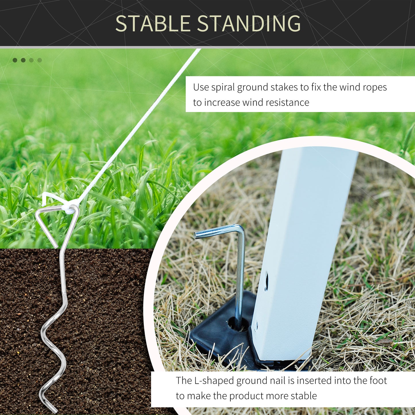 Outsunny 3x3m Pop Up Gazebo W/ Mesh Walls-Tan
