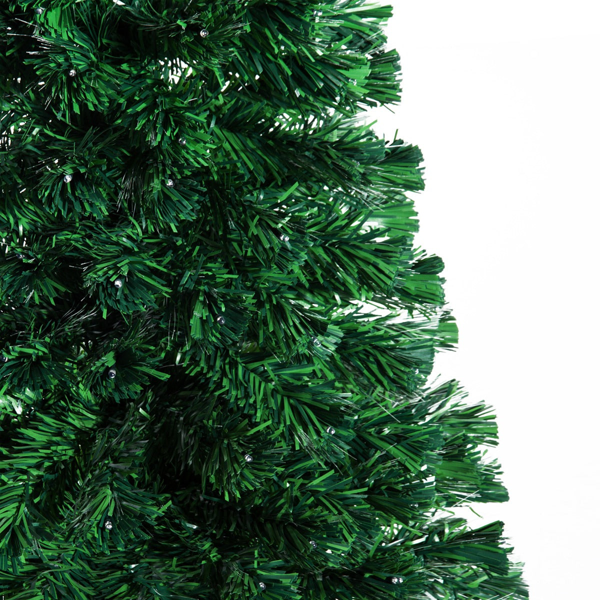 5ft 150cm Green Fibre Optic Artificial Christmas Tree - Multicolour