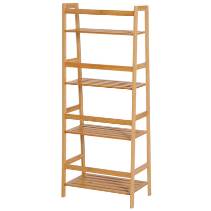 4 Tier Ladder Shelf Unit Storage DIY Plant Shelving Stand Holder Organiser