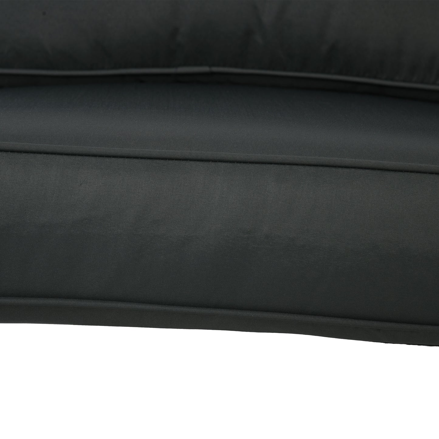 Outsunny 3-Piece Back and Seat Cushion Pillows Replacement, Patio Chair Cushions Set for Indoor Outdoor, Charcoal Grey