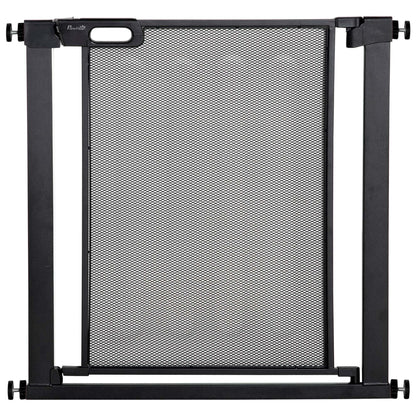 Pressure Fit Safety For Doors Hallways And Stairs Pet Barrier Dog Gate With Auto Close Double Locking Openings 75-82 cm