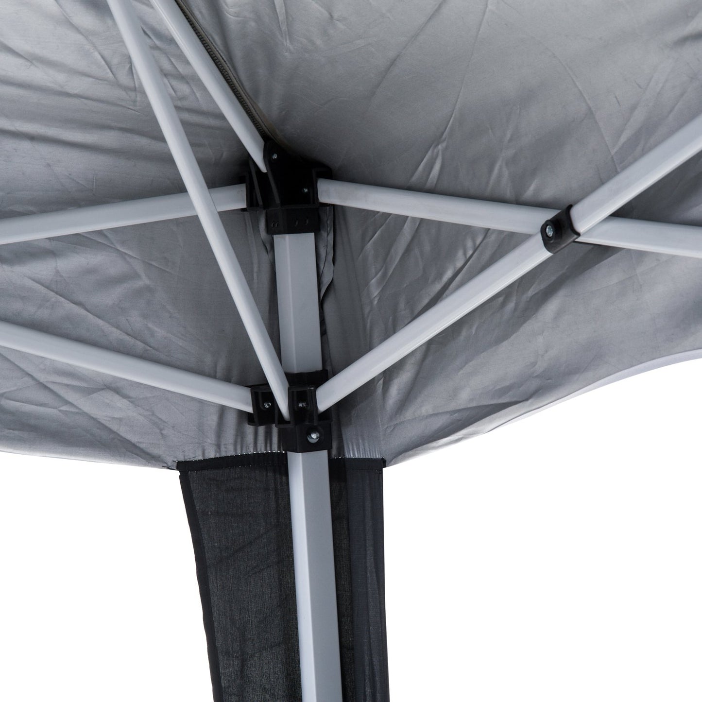 Outsunny Pop-Up Tent,  3Lx3Wx2.4H m-Black