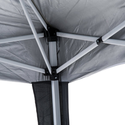 Outsunny Pop-Up Tent,  3Lx3Wx2.4H m-Black