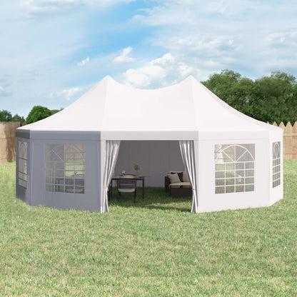 Outsunny 8.9x6.5 m Waterproof Marquee Canopy-White