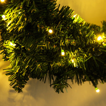 Christmas Wreath Decoration, 50 LED Lights