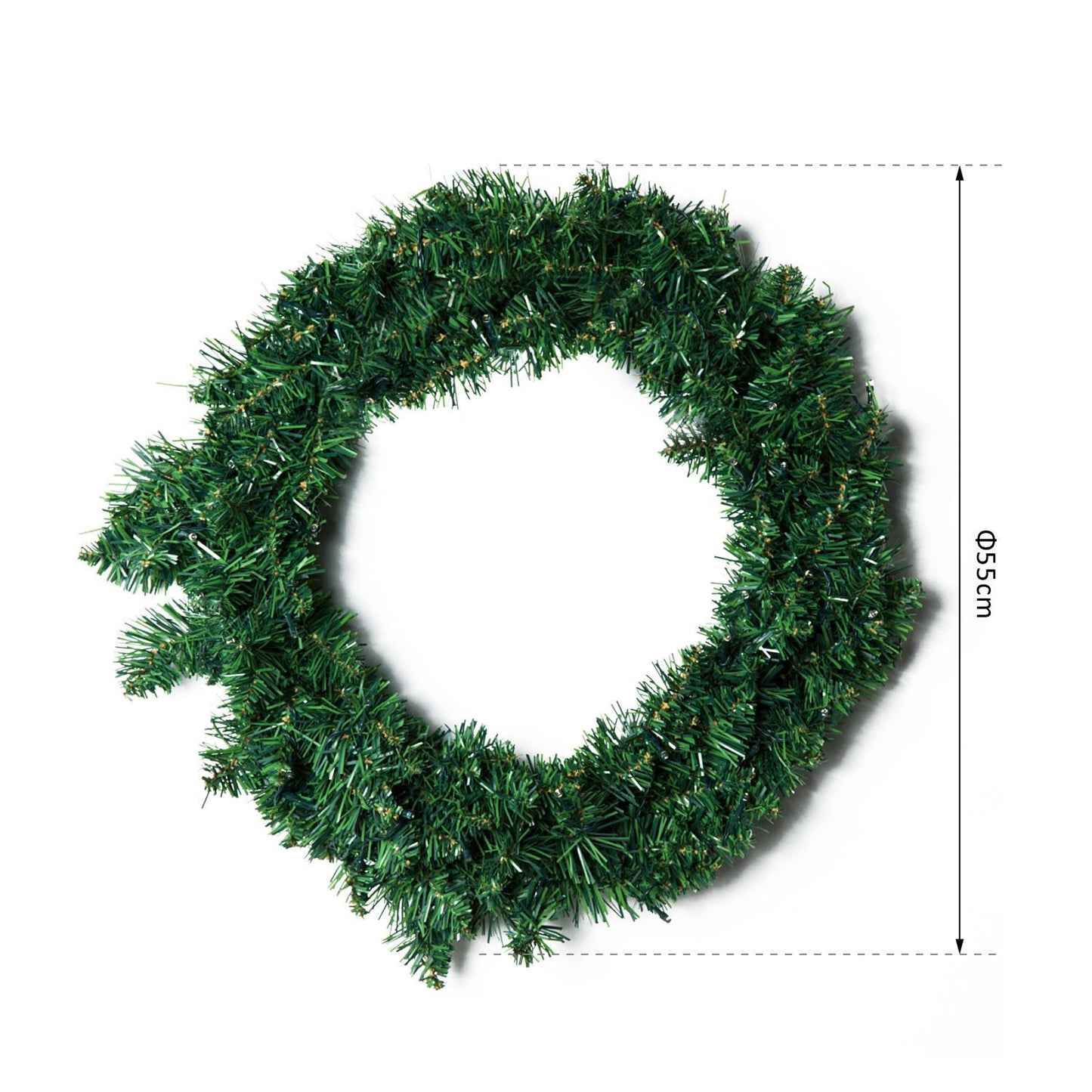 Christmas Wreath Decoration, 50 LED Lights
