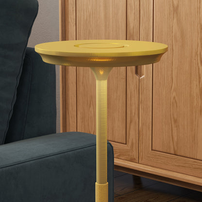 Cordless Table Lamp, Touch LED Desk Lamp with 4000mAh Rechargeable Battery, 3 Colour, for Bedroom Living Room, Gold Tone
