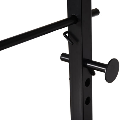 Home Gym Power Tower with Bench and Punching Bag, Multi-Function Adjustable Dip Sit Up Workout Station Equipment Heavy Duty for Home
