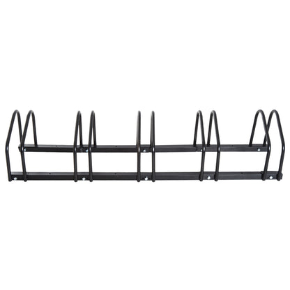 Bike Parking Rack, 130Lx33Wx27H cm, Steel-Black