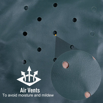 Outsunny Garden  Patio Large Furniture Set Round Cover 600D Oxford Waterproof Ф193 x 80H cm