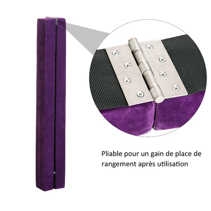 Gymnastics Balance Beam Fitness Trainer, 2.1 m-Purple