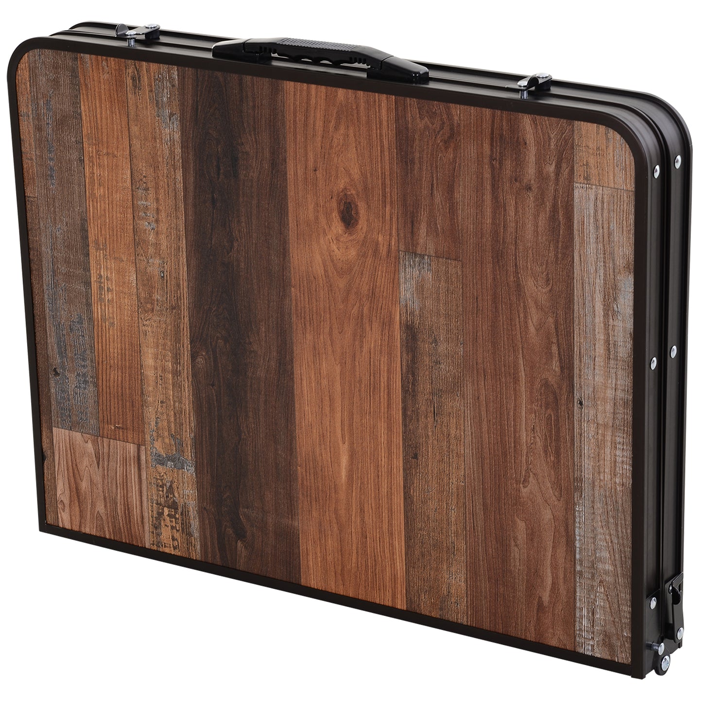 Outsunny 3ft Height Adjustable MDF Folding Foldable Camping Table