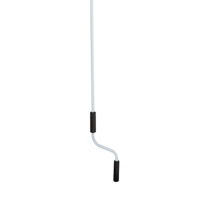 Outsunny Window Awning Canopy Garden Outdoor Shelter Patio Sun Shade UV Blocker Light Weight Aluminium Frame w/ Hand Crank 3 x 2m Light Grey
