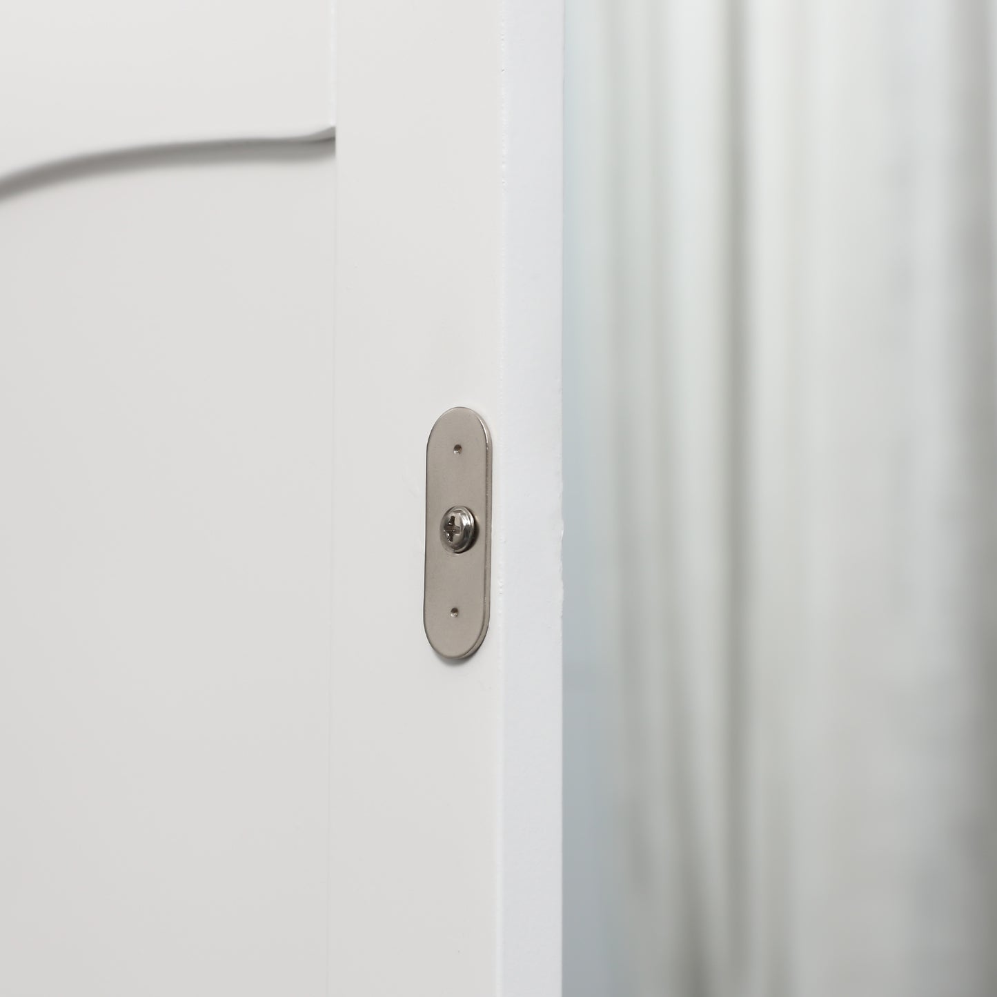 Kleankin Tall Bathroom Storage Cabinet with 3 Tier Shelf, Cupboard, Drawer, Door, Freestanding Linen Tower, Slim Side Organizer, White