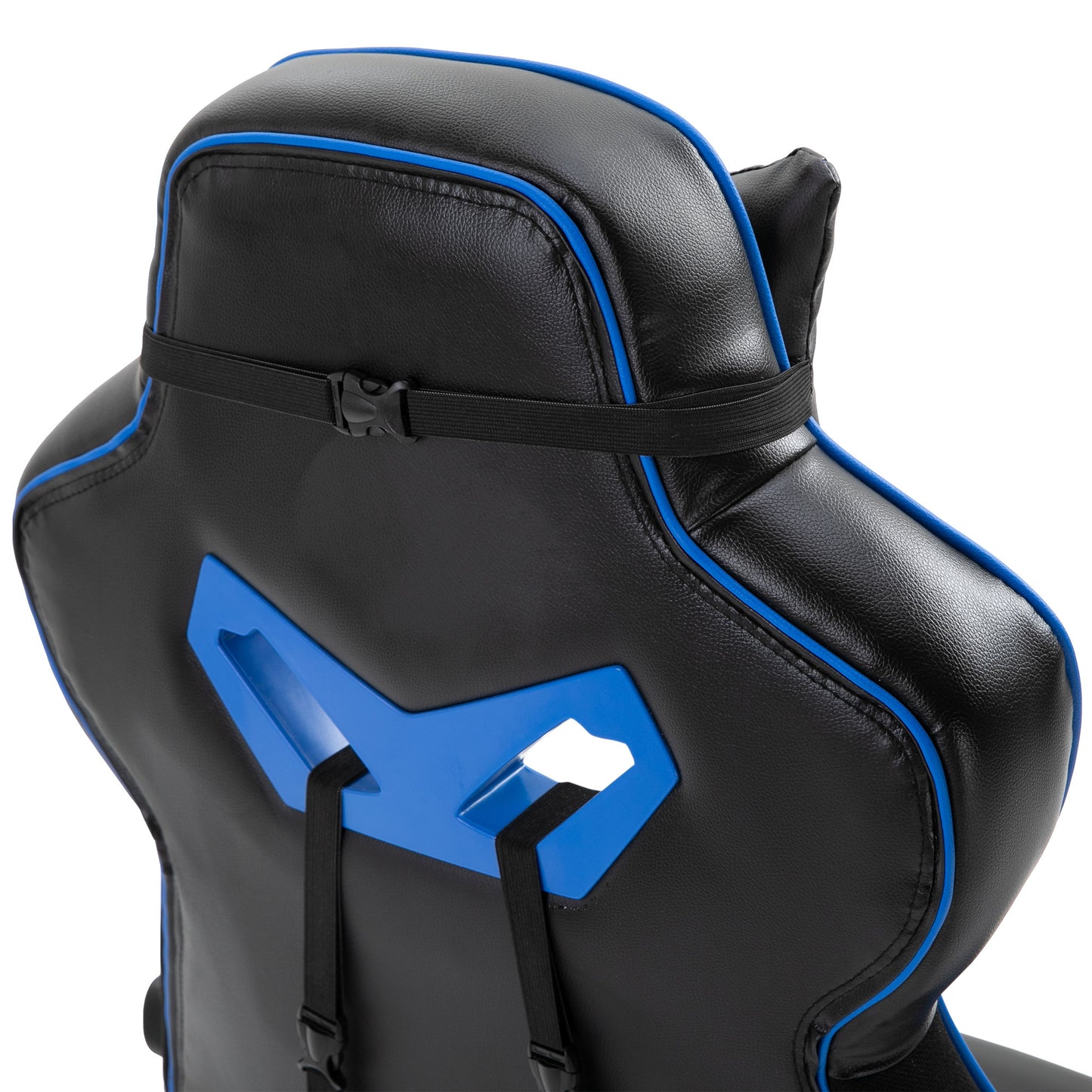 Vinsetto Ergonomic Racing Gaming Chair Office Desk Chair Adjustable Height Recliner with Wheels, Headrest, Lumbar Support, Retractable Footrest