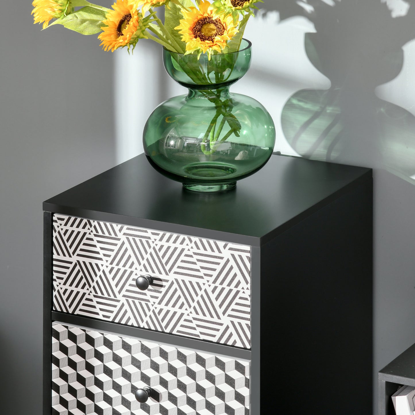 Chest of Drawers, 5 Drawer Dresser, Vertical Storage Organizer Unit for Bedroom, Living Room