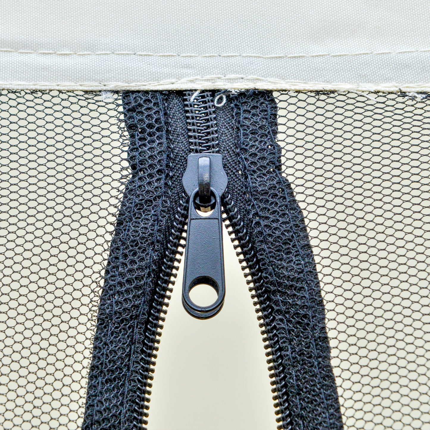 Outsunny 3x3m Outdoor Gazebo Tent W/Mesh Screen Walls-Cream white