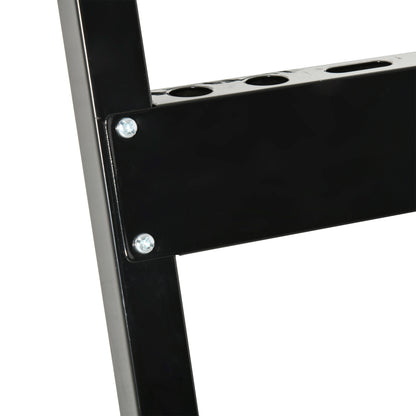Multi-Function 4 in 1 Workbench Work Table, Ball Support Stand and Roller Trestle, Height Adjustable, Steel Frame