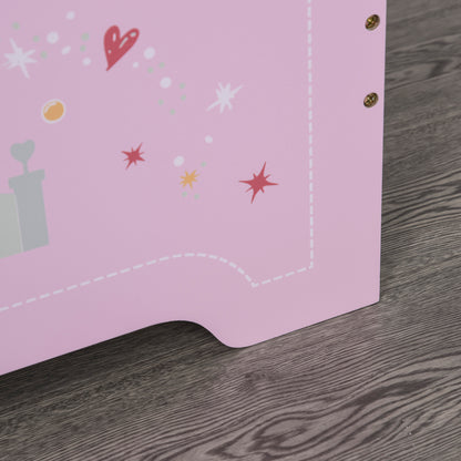 Kids Castle Design Single Bed Pink