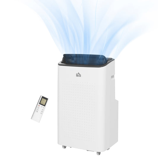 14,000 BTU Mobile Air Conditioner for Room up to 35m², Smart Home WiFi Compatible, with Dehumidifier, Fan, 24H Timer