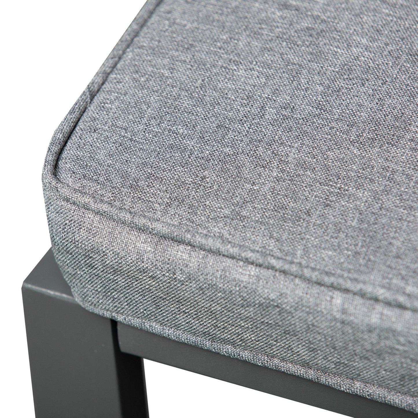 Outsunny 9 Piece Patio Dining Sets 4 Chairs 4 Ottoman Cushioned Seating and Back