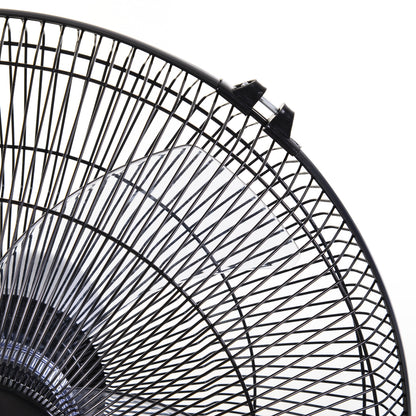 Oscillating Floor Fan W/ Remote Control-Standing Cooling Machine Indoor Air Refresher w/ Adjustable Height, Speed Mode, 7.5-Hour Timer Black