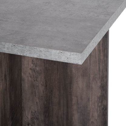 5 Piece Dining Set Garden Patio Wooden Set 4 Storage Stools Footrest Ottoman with Cushions + 1 Table Space Saving Design Indoor Outdoor