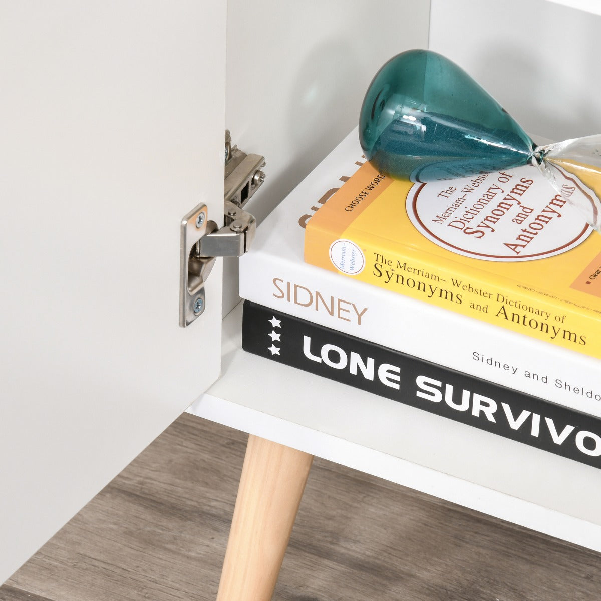 Floor Cabinet Storage Cupboard Sideboard with Drawer for Bedroom, Living Room, Entryway, Natural