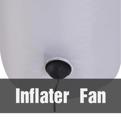 Scary Ghost Inflatable Halloween Scary Ghost Outdoor Decoration with LED Lights 1.2M