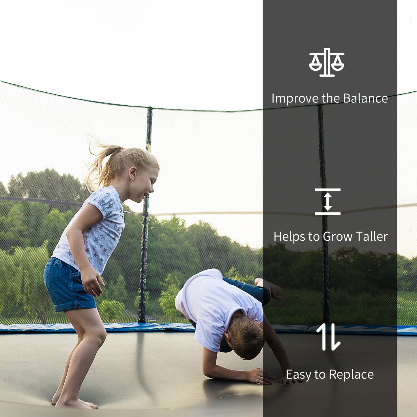 HOMCOM 13ft Trampoline Enclosure Net