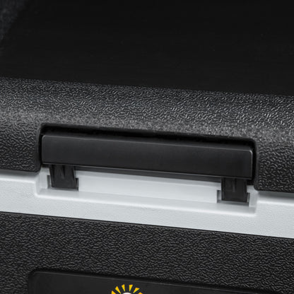 Outsunny 40L Car Refrigerator, Portable Compressor Car Fridge Freezer, Electric Cooler Box with 12/24V DC and 110-240V AC, Down to -20℃