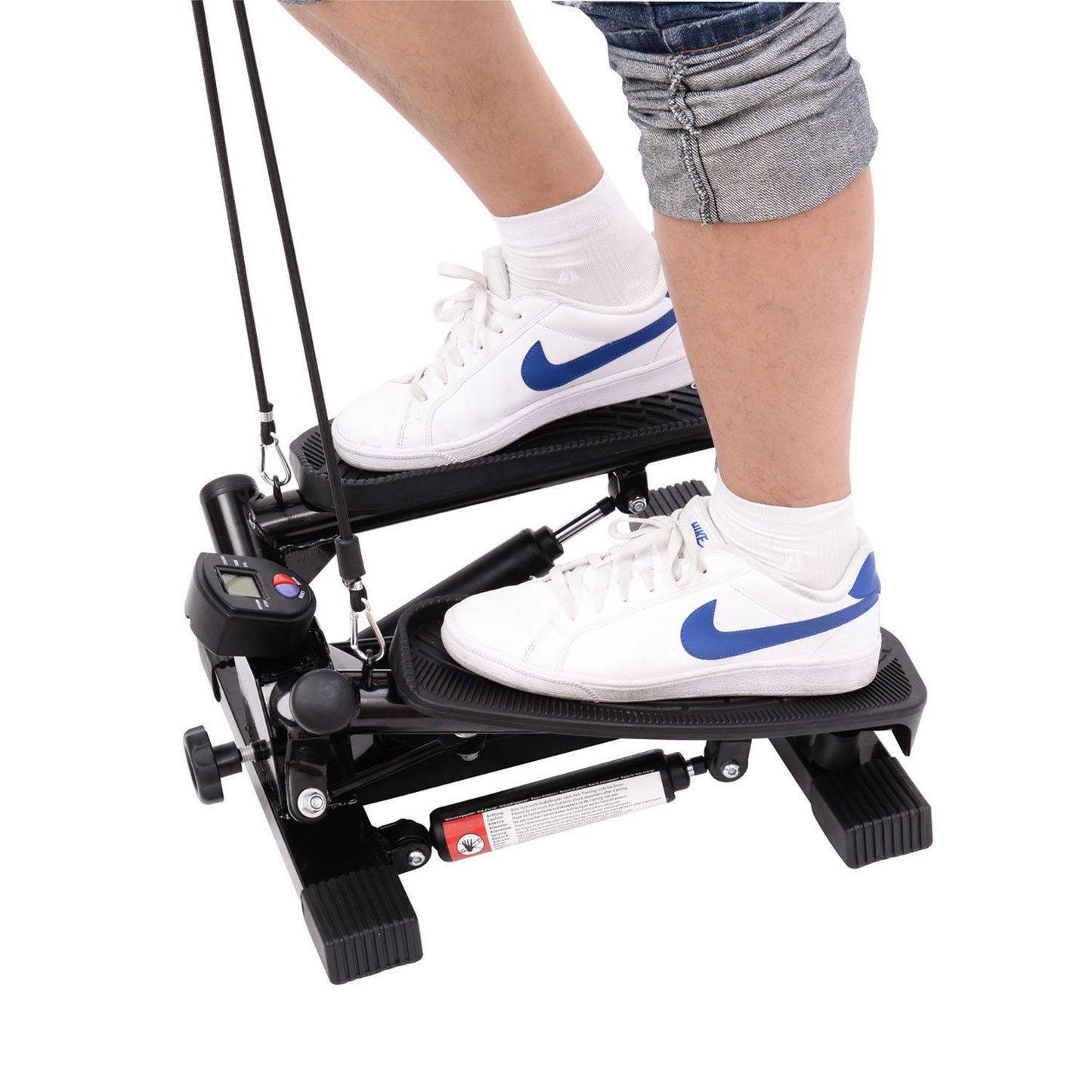Mini Stepper Exercise Stepper Machine Legs Arms Thigh Toner Toning Machine Workout Training Fitness Stair Steps New Black