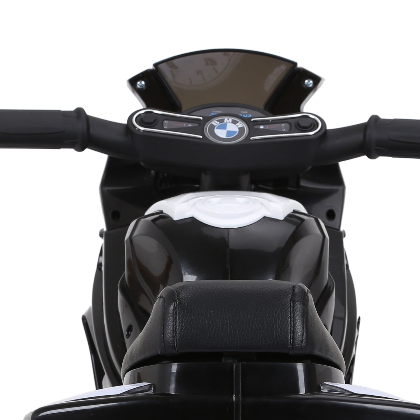 Electric Kids Ride on Motorcycle BMW S1000RR w/ Headlights Music Battery Powered Play Bike 6V Black
