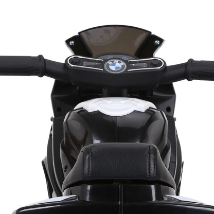 Electric Kids Ride on Motorcycle BMW S1000RR w/ Headlights Music Battery Powered Play Bike 6V Black