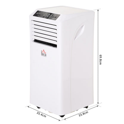 Mobile Air Conditioner with Remote Control, Timer, Cooling Dehumidifying Ventilating, LED Display White - 1003W